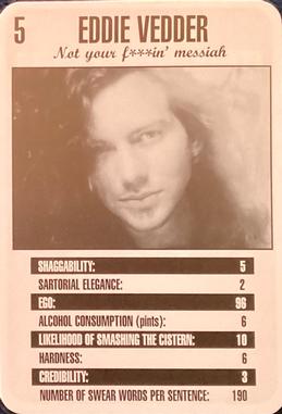 1995 Melody Maker Top Rankers #5 Eddie Vedder Front