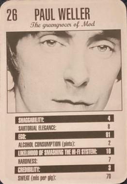 1995 Melody Maker Top Rankers #26 Paul Weller Front