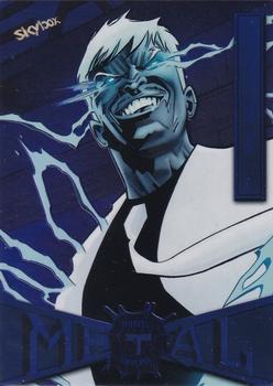 2021 SkyBox Metal Universe Marvel Spider-Man - Blue Light FX #58 Mr. Negative Front