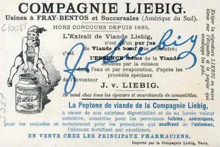 1899 Liebig Iron I (French Text)(F589, S587) #2 Forge Back