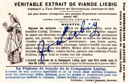 1899 Liebig Fishing II (French Text)(F600, S599) #NNO Shrimp Back