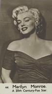 1954 Watford Film Stars #44. Marilyn Monroe Front