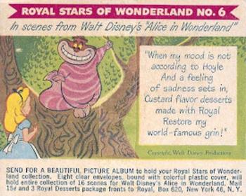 1951 Royal Stars of Wonderland #6 Alice in Wonderland Front
