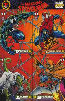 1994 Fleer The Amazing Spider-Man - Promos #NNO 4-Card Panel Front