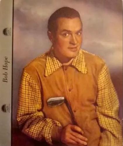 1942 Dixie Cup Lid Premiums Movie Stars (F5-8c) #NNO Bob Hope Front