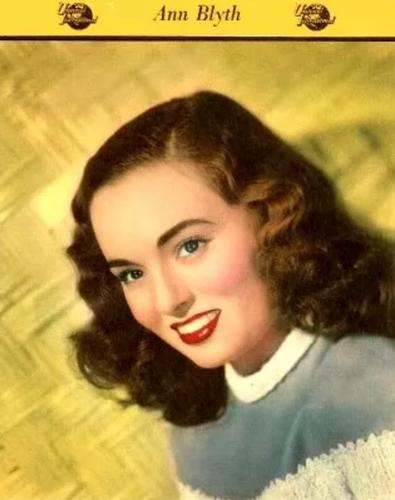 1949 Dixie Cup Lid Premiums Movie Stars (F5-15c) #NNO Ann Blyth Front