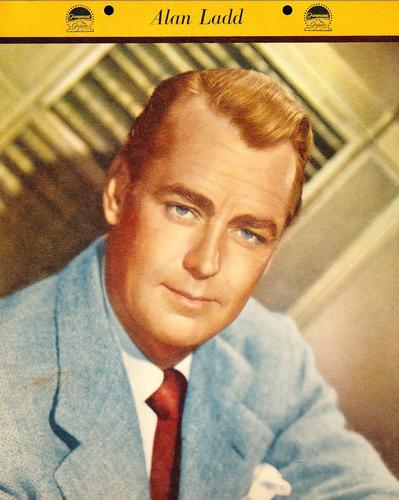 1950 Dixie Cup Lid Premiums Movie Stars (F5-16c) #NNO Alan Ladd Front