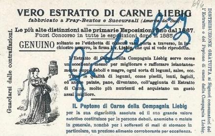 1902 Liebig Commerce (Italian Text)(F695, S696) #NNO Africa Back