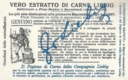 1902 Liebig Commerce (Italian Text)(F695, S696) #NNO Asia Back