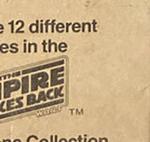 1980 Burger King Empire Strikes Back Super Scene Collection #2D Princess Leia confesses… Back