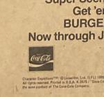 1980 Burger King Empire Strikes Back Super Scene Collection #10A Luke Skywalker enters… Back