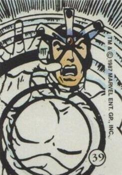 1987 Comic Images History of the X-Men Stickers #39 Havok Front