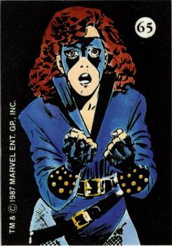 1987 Comic Images History of the X-Men Stickers #65 Shadowcat Front