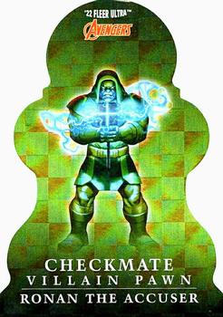 2022 Fleer Ultra Marvel Avengers - Checkmate #CP-18 Ronan the Accuser Front