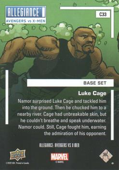 2023 Upper Deck Marvel Allegiance: Avengers vs X-Men #C33 Luke Cage Back