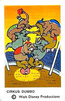 1966 Dutch Gum Disney (unnumbered copyright at bottom) #NNO Cirkus Dumbo Front