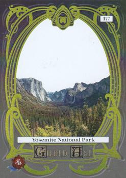 2023 Historic Autographs Gilded Age - Emerald #177 Yosemite National Park Front