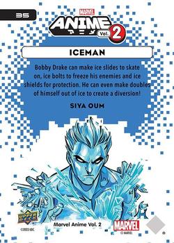 2023 Upper Deck Marvel Anime Vol. 2 #35 Iceman Back