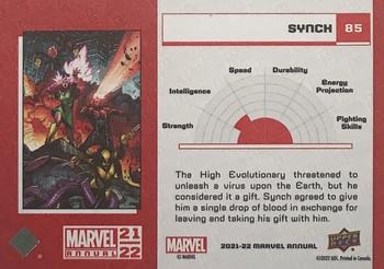 2021-22 Upper Deck Marvel Annual - Canvas Variant #85 Synch Back