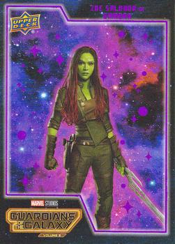 2023 Upper Deck Marvel Guardians of the Galaxy Vol. 3 Weekly - SSP Variants #SSP-1 Zoe Saldana as Gamora Front