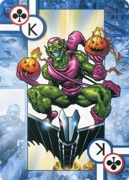 2005 Cards Inc. Marvel Heroes Collectors Edition Playing Cards #K♣ Green Goblin Front