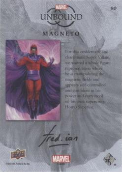 2022 Upper Deck Marvel Unbound #80 Magneto Back