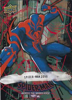 2023 Upper Deck Marvel Spider-Man Across the Spider-Verse Weekly #3 Spider-Man 2099 Front