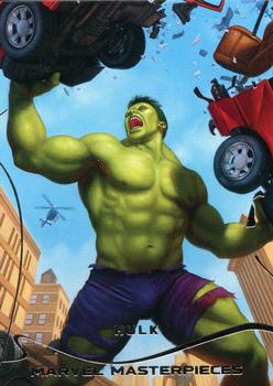 2022 Skybox Marvel Masterpieces #43 Hulk Front