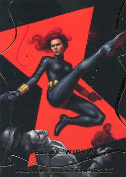 2022 Skybox Marvel Masterpieces #71 Black Widow Front