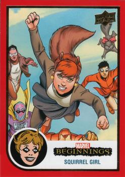 2022 Upper Deck Marvel Beginnings Volume 2, Series 1 - Red Border #127 Squirrel Girl Front