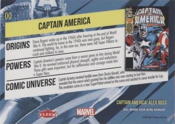 2022 Fleer Ultra Marvel Avengers - Achievements #00 Captain America Back