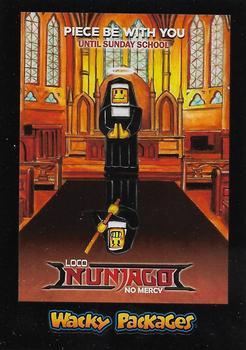 2018 Topps Wacky Packages Go to the Movies - Animated Film Stickers #14 Nunjago Front