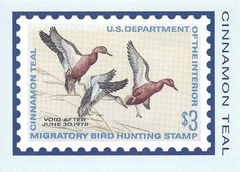 1992-94 Bon Air Federal Duck Stamps #RW38 Cinnamon Teal Front