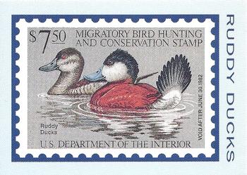 1992-94 Bon Air Federal Duck Stamps #RW48 Ruddy Ducks Front