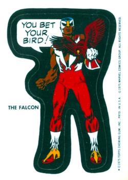 1975 Topps Comic Book Heroes Stickers - Test T-47 (1975/1975) #NNO The Falcon Front