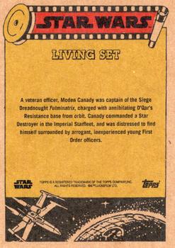 2023 Topps Living Star Wars #393 Captain Canady Back