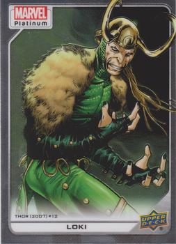 2023 Upper Deck Marvel Platinum #186 Loki Front