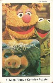 1978 Swedish Samlarsaker The Muppet Show #6 Miss Piggy + Kermit + Fozzie Front