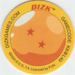 2000 Dizks Dragon Ball Z Tazos Series 1 #1 Goku Back