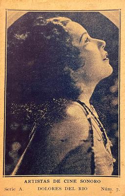 1932 Artistas De Cine Sonoro #7 Dolores Del Rio Front