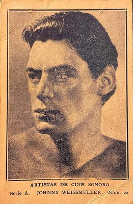 1932 Artistas De Cine Sonoro #22 Johnny Weissmuller Front