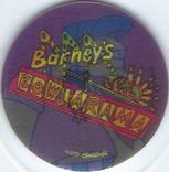 1996 Frito-Lay The Simpsons Magic Motion Tazos #158 Barney Front