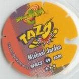 1996 Frito-Lay Space Jam Tazos #49 Michael Jordan Back