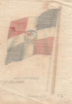 1910-25 Phillips BDV Flags 7th Series Silks #27 Dominican Republic Back