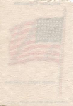 1934 Wix/Kensitas National Flags Silks #2 United States of America Back