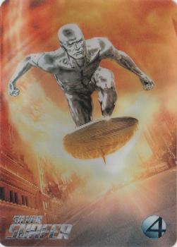2007 Fox Fantastic Four Rise of the Silver Surfer DVD Promos Lenticular #NNO Silver Surfer Front