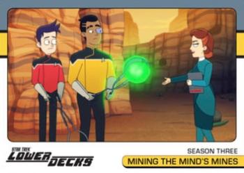 2023 Rittenhouse Star Trek Lower Decks Collectors Set #23 Mining the Mind's Mines Front