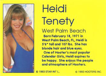1993 Star Non-Sport Show Promos #NNO Heidi Tenety Back