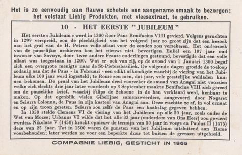1949 Liebig Het Heilig jaar en zijn Oorsprong (History of Christianity in Italy 2) (Dutch Text) (F1473, S1474) #10 Het Eerste 
