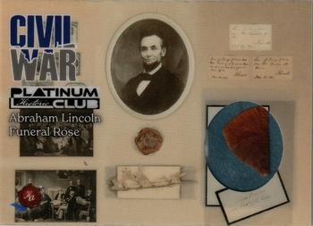 2023 Historic Autographs Civil War - Lincoln Funeral Rose #1 Abraham Lincoln Front
